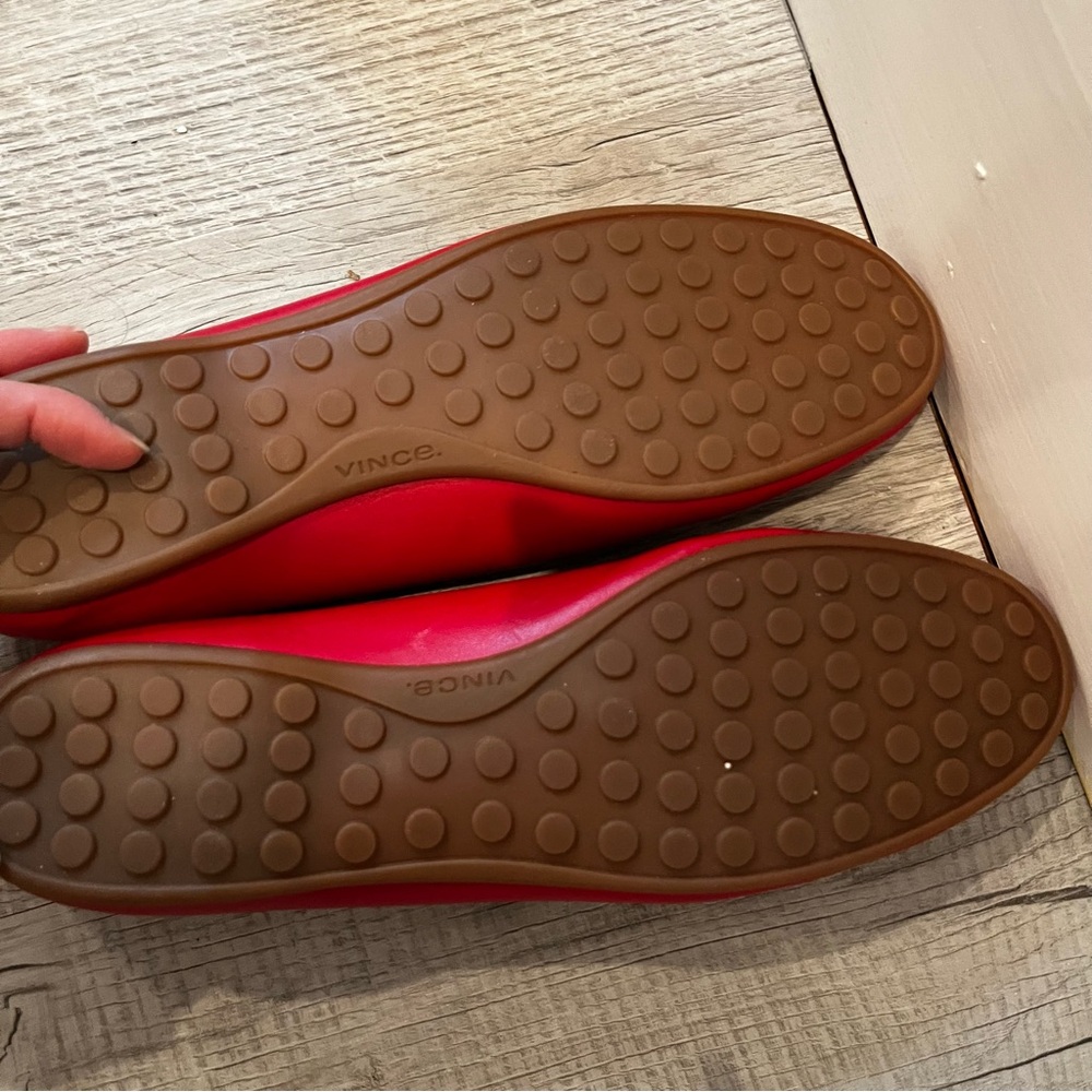 NWT Vince Ori Ballet Flat in Crimson - Picture 13 of 13